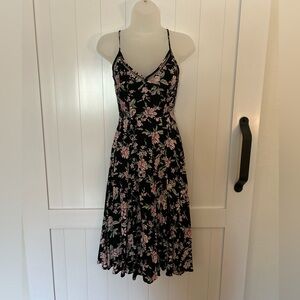 LuLu’s Slit Floral Dress